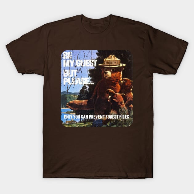 SMOKEY BEAR T-Shirt by Cult Classics